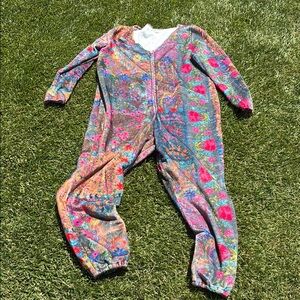 NATURAL LIFE Colorful Floral Pajama Onesie